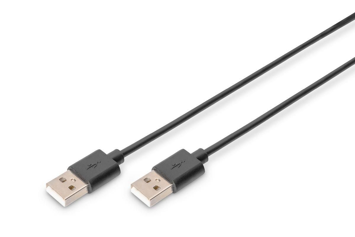 Kabel USB 2.0  A/A 1.8 m  A męski na A męski  Assmann