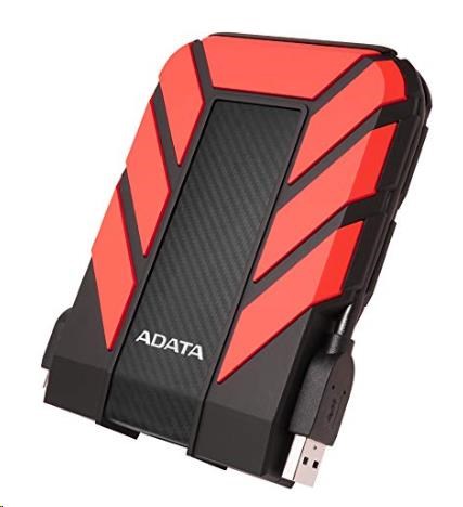 HDD  USB 3.1  2TB Adata HD710 Pro Czerwony  Wodoodporny, Wstrząsoodporny