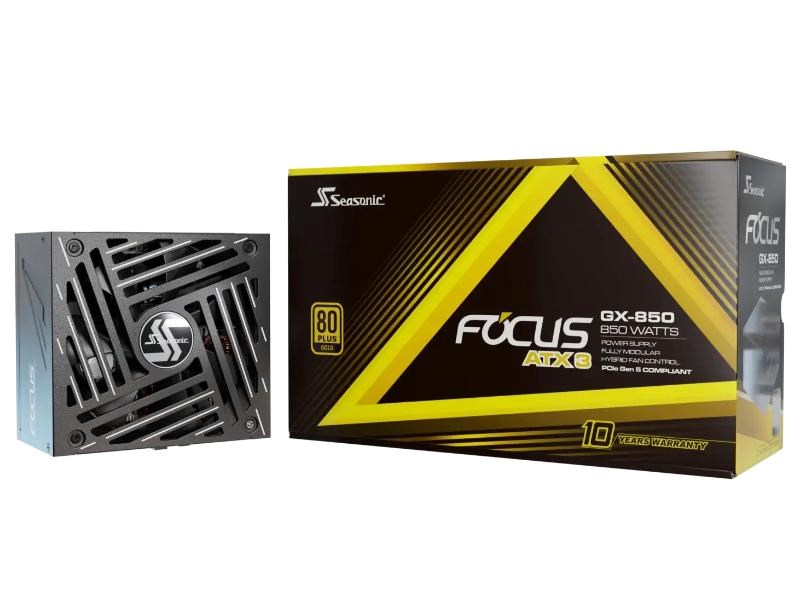 Zasilacz ATX   850W  Seasonic FOCUS GX ATX 3.1  80 Plus Gold