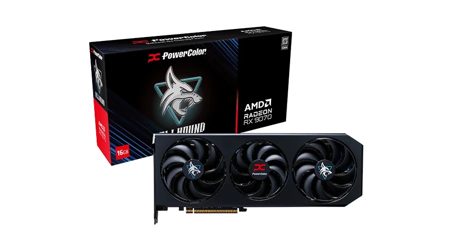 Radeon RX 9070  16GB  PowerColor  Hellhound