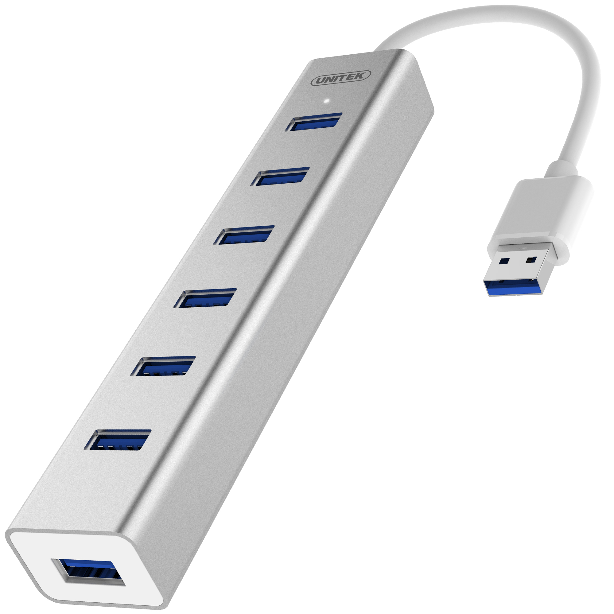 HUB USB 3.0  7 portowy zewnętrzny  Unitek + zasilacz