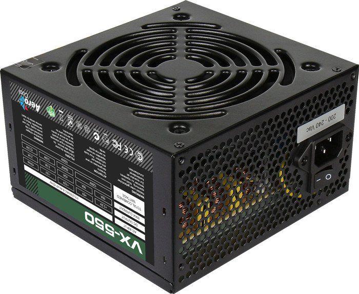 Zasilacz ATX   550W  AeroCool VX PLUS  80 Plus