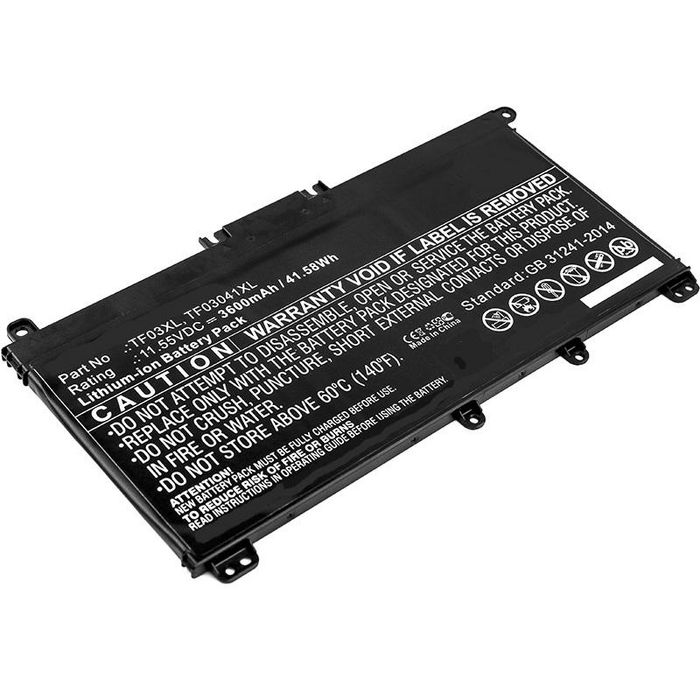 Bateria do laptopa HP Pavilion 14-BF, Pavilion 14-BF040WM, Pavilion 14-BK, Pavilion 14-BK061ST  11.55V  3600mAh