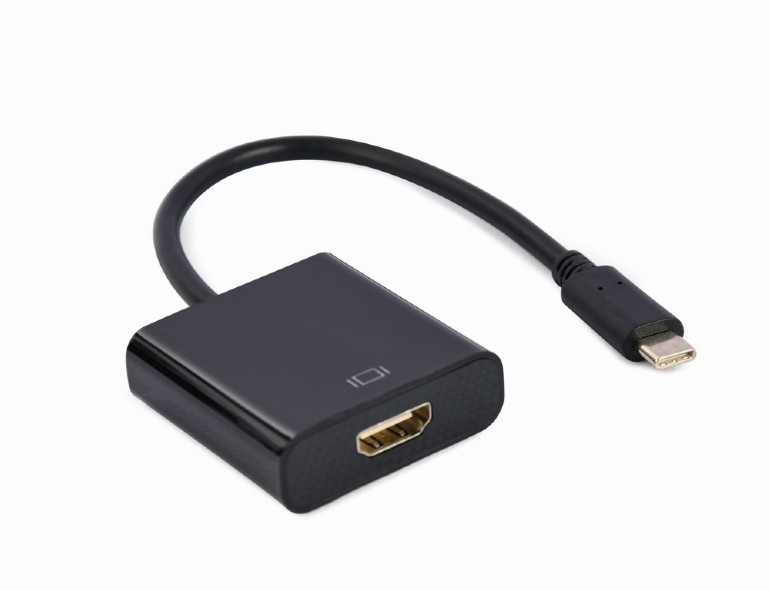 Adapter USB Type-C męski na HDMI żeński  4K 30Hz  Gembird
