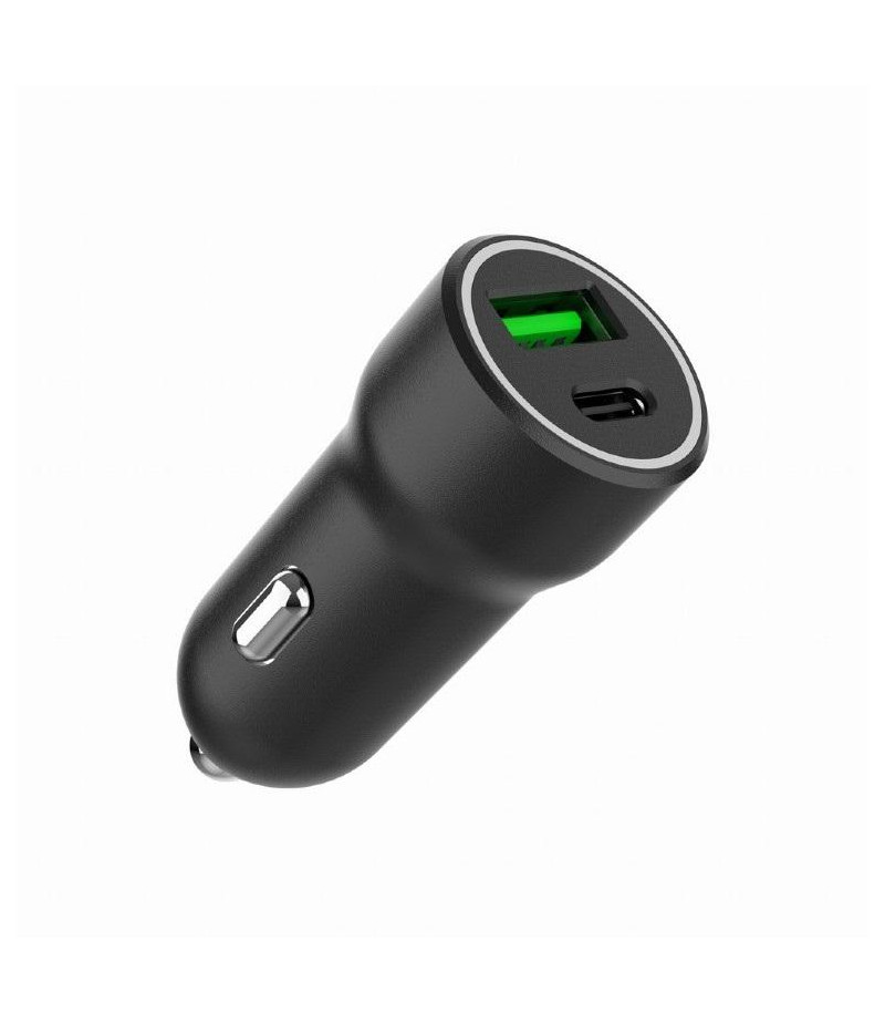 Ładowarka samochodowa  USB Type-C + USB 20W  PD QC 3.0  Gembird