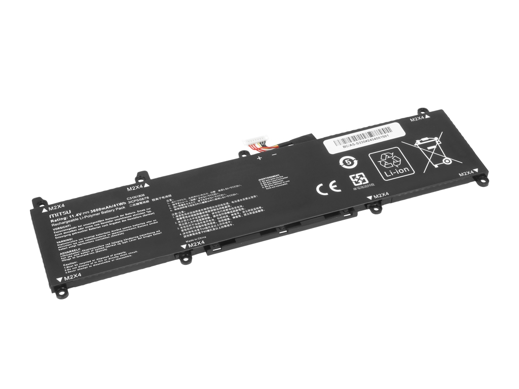 Bateria do laptopa Asus Vivobook S13 S330U, X330F, X330U  11.4V  3600mAh