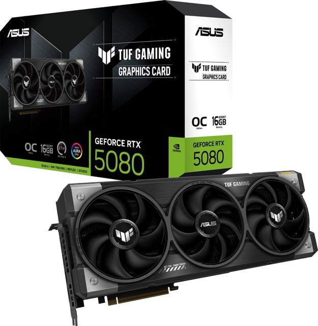 GeForce RTX 5080  16GB  Asus  TUF Gaming OC