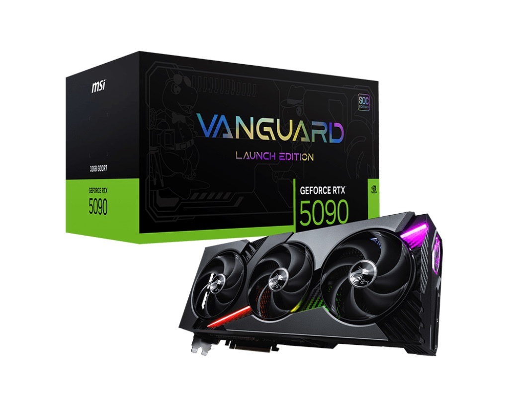 GeForce RTX 5090  32GB  MSI  Vanguard SOC Launch Edition