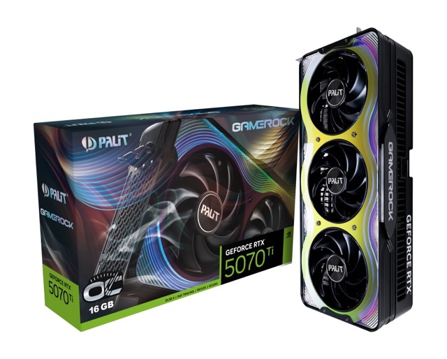 GeForce RTX 5070 Ti  16GB  Palit  GameRock OC