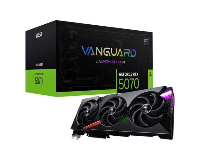GeForce RTX 5070  12GB  MSI  Vanguard SOC Launch Edition