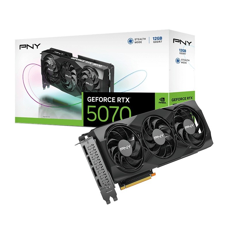 GeForce RTX 5070  12GB  PNY  Triple Fan