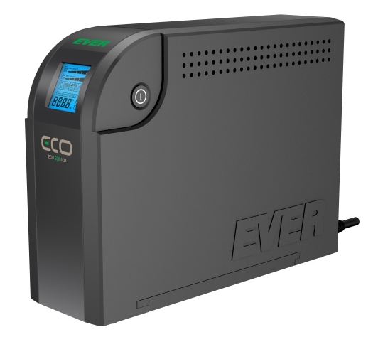 Zasilacz awaryjny UPS - Ever  Eco 1000 LCD