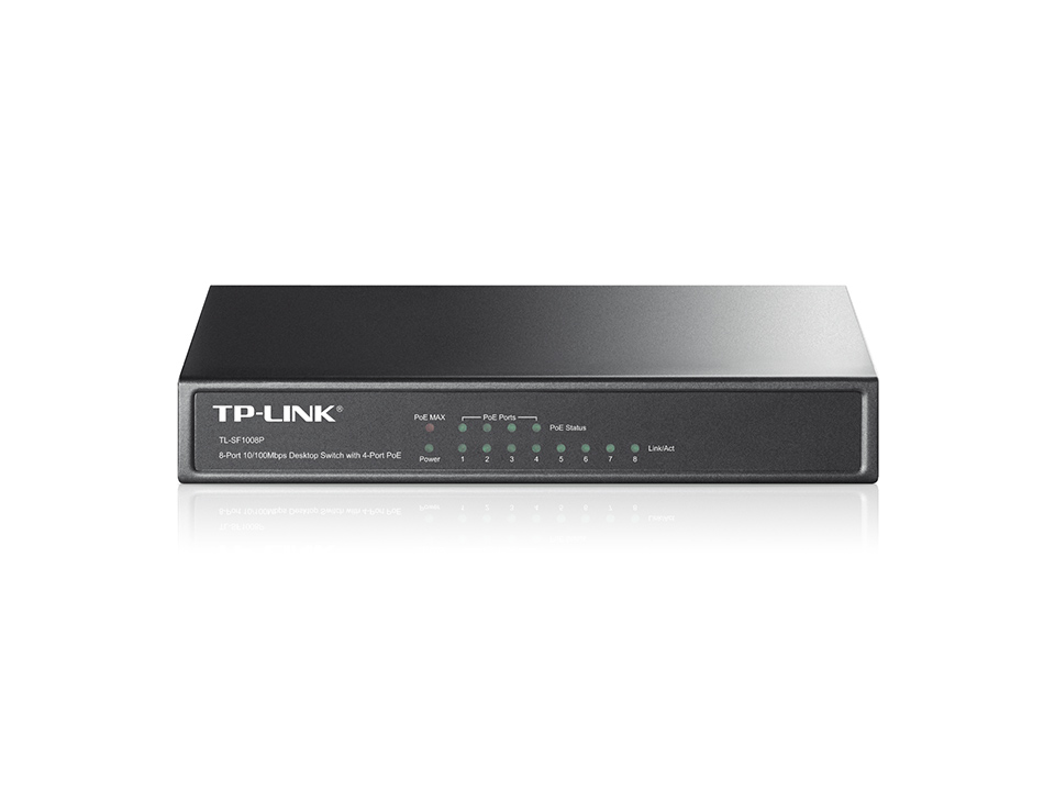 Switch TP-Link TL-SF1008P  8x10/100 MB/s  4xPoE