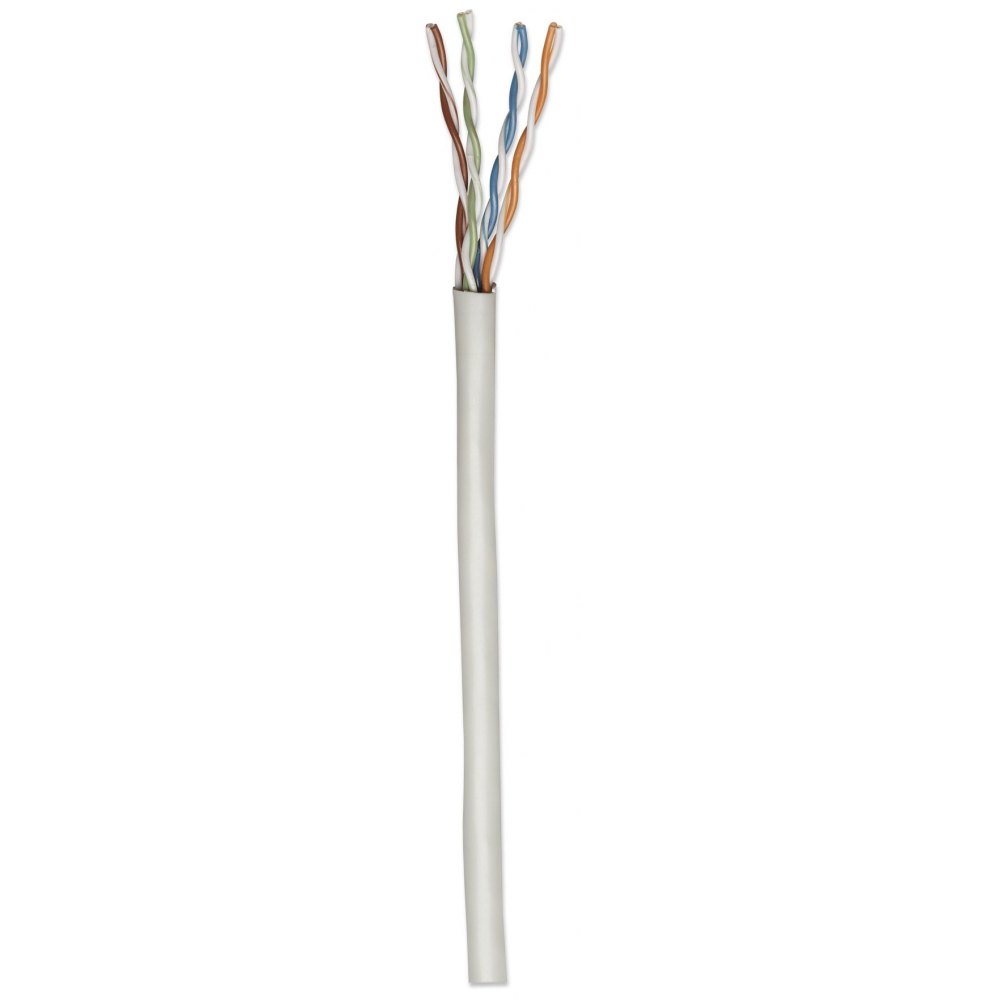 Kabel sieciowy UTP skrętka, Drut 305 m  kat. 5E  CCA  Szary  Intellinet