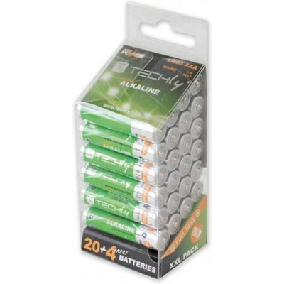 Bateria Alkaliczna AAA 24 szt.  Techly