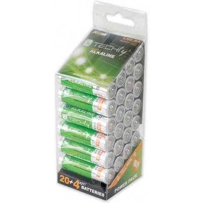 Bateria Alkaliczna AA 24 szt.  Techly