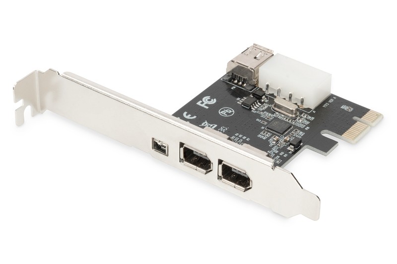Kontroler PCI Express Firewire 400  3x IEEE1394a  Digitus