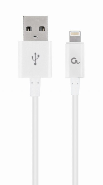 Kabel USB 2.0 na Iphone Lightning  2.0 m  Biały  Gembird