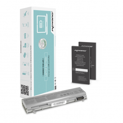 Bateria do laptopa Dell Latitude E6400; E6410; E6500; E6510  11.1 V  4400 mAh