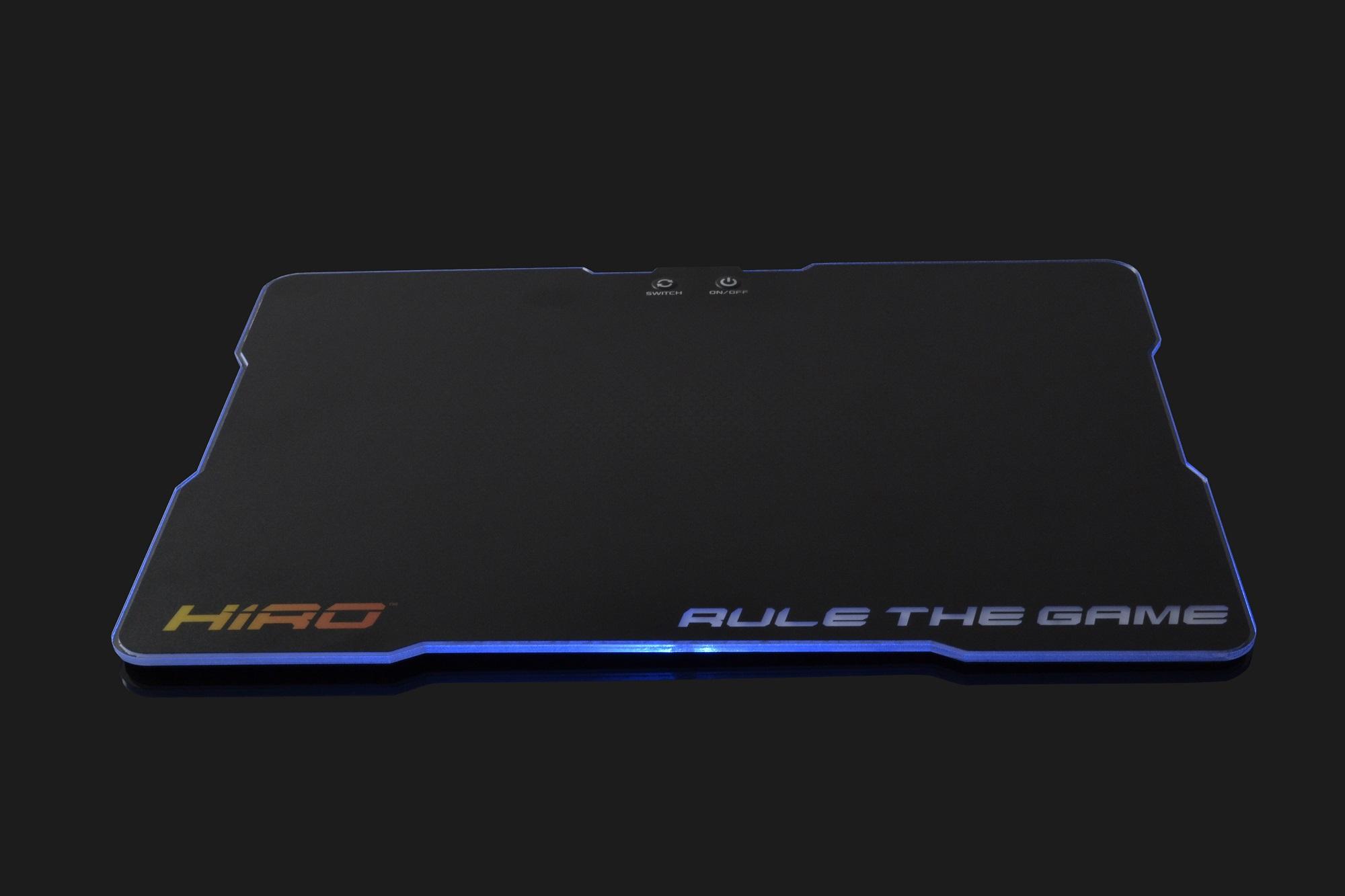 Podkładka pod mysz HIRO Apollo Speed - twarda, podświetlana