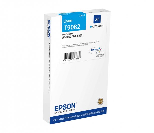 Tusz Epson  T9082  Cyan  4000 str.