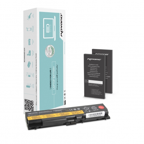Bateria do laptopa Lenovo Thinkpad L410; L420; L430; L510; L520; L530; T410; T420; T430; T530; W510; W520; W530  10.8 V  4400 mAh