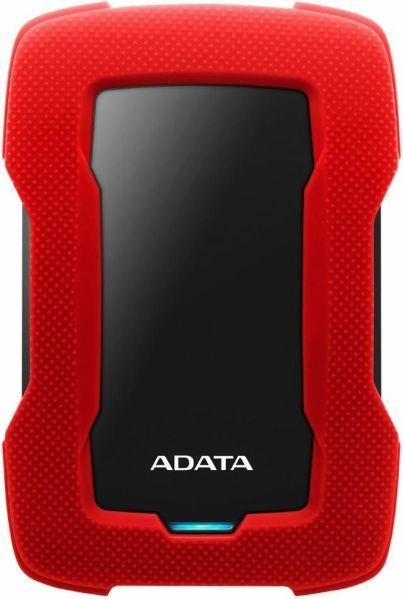 HDD  USB 3.1  1TB Adata HD330 Czerwony  Wstrząsoodporny