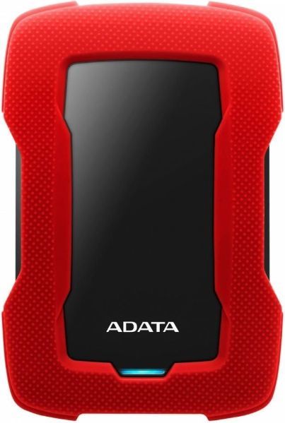 HDD  USB 3.1  2TB Adata HD330 Czerwony  Wstrząsoodporny