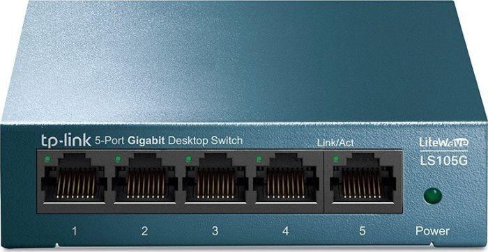 Switch TP-Link LS105G  5x10/100/1000 MB/s  - Metalowa obudowa