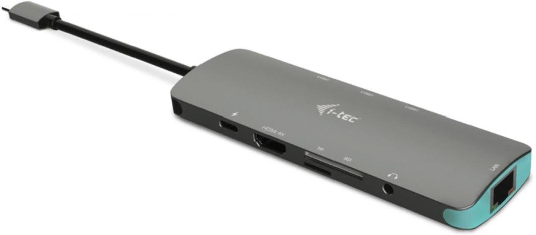 Stacja dokująca do laptopa USB Type-C  4K  1x HDMI 1x Ethernet 3x USB 3.0 1x SD 1x USB-C PD 100W  i-tec