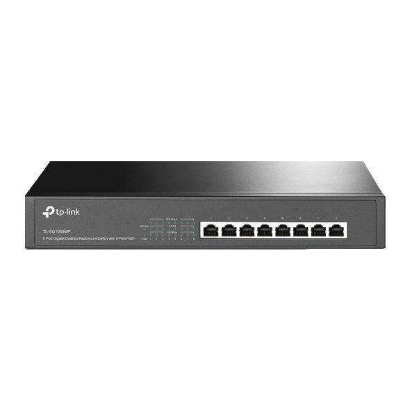 Switch TP-Link TL-SG1008MP  8x10/100/1000 MB/s  8xPoE+