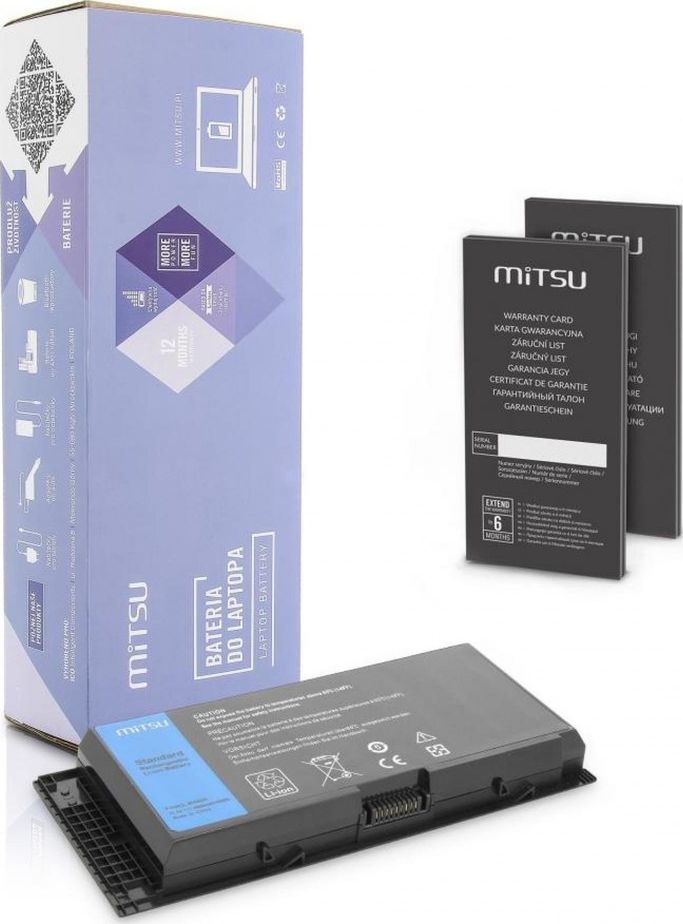 Bateria do laptopa Dell Precision M4600; M4700; M4800; M6600; M6700; M6800  11.1 V  4400 mAh