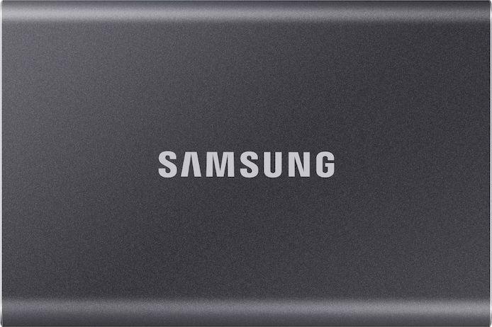 SSD USB 3.2 Type-C USB A  4TB  Samsung T7  Szary