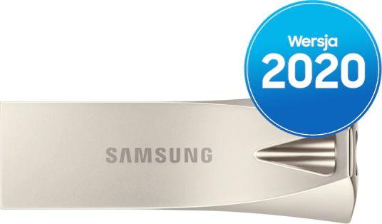 Flashdrive  256GB USB 3.1 Samsung BAR Plus Champaign Silver