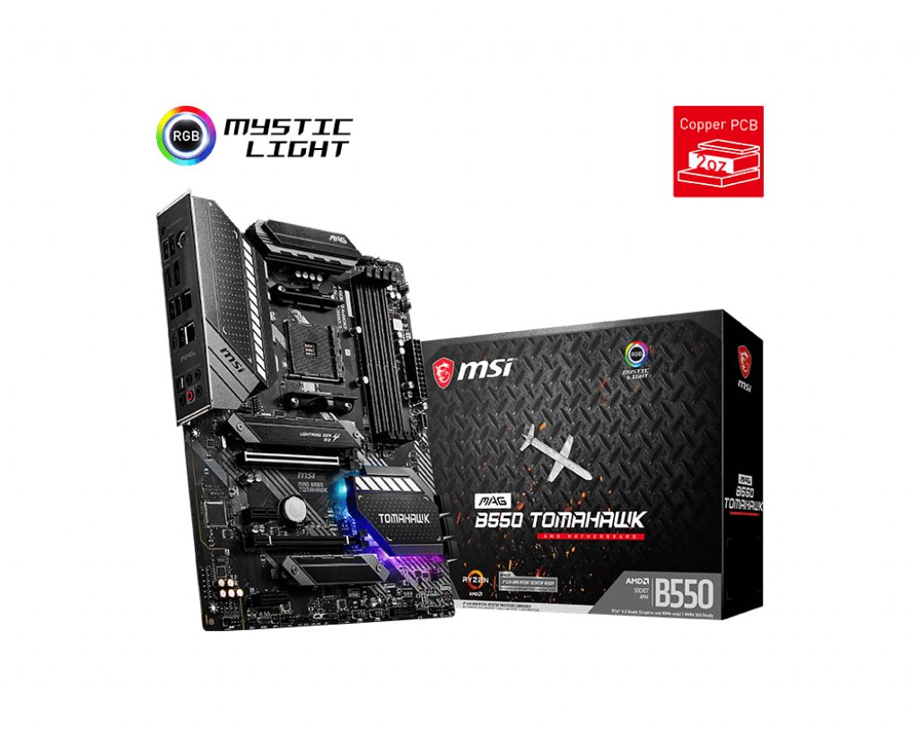 Płyta Socket AM4  MSI MAG B550 TOMAHAWK