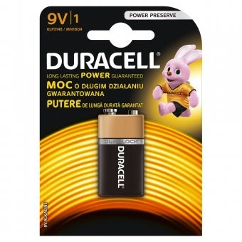 Bateria LR61 9V 1 szt.  Duracell