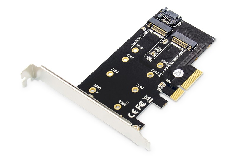 Kontroler M.2 SSD NGFF/NVMe do PCIe  Digitus