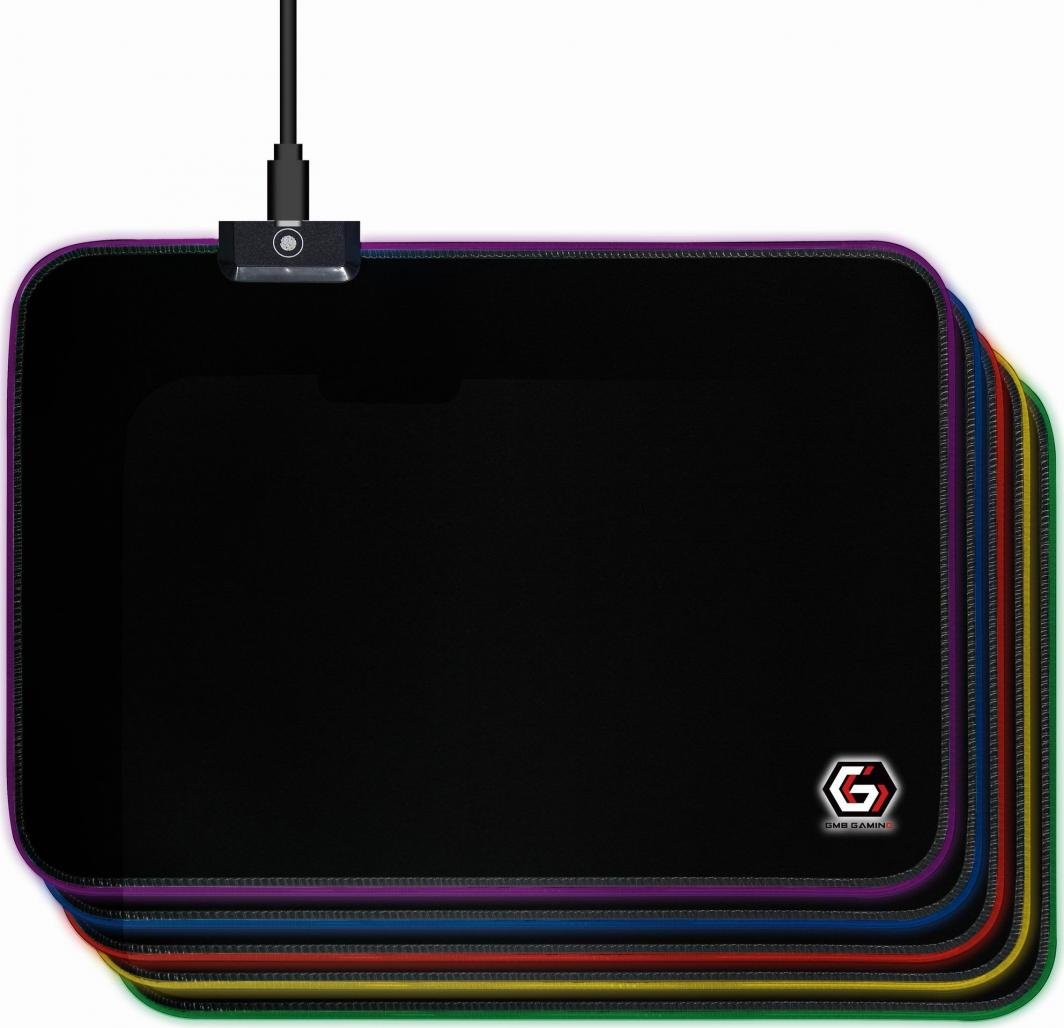 Podkładka pod mysz Gembird LED RGB  250 x 350 mm