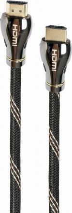 Kabel HDMI męski na HDMI męski  v.2.1   1.0 m  Gembird 8K  Oplot