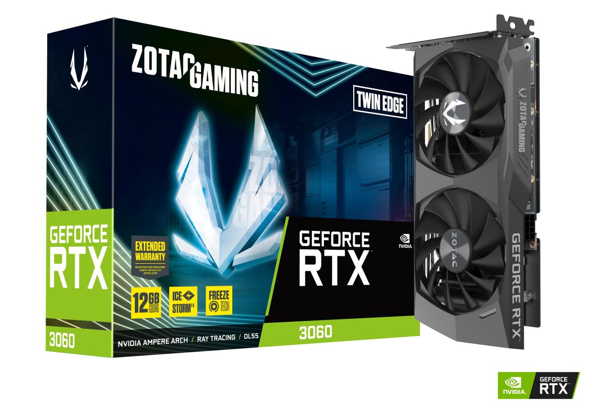 GeForce RTX 3060  12GB   Zotac  Twin Edge
