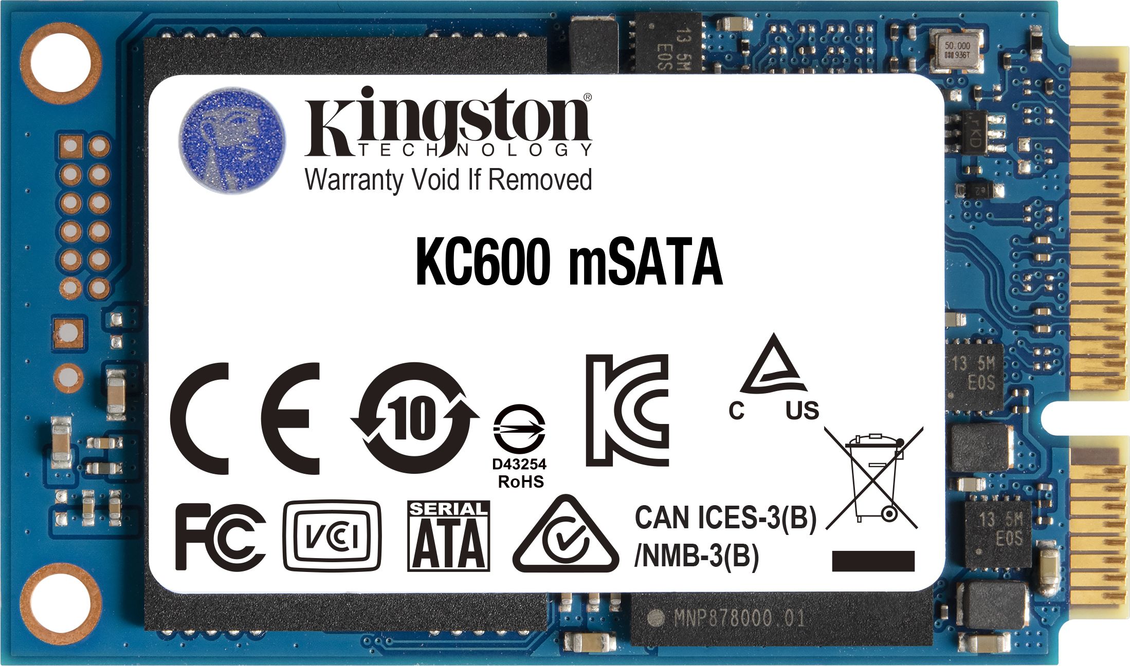 SSD mSATA   512GB  Kingston KC600
