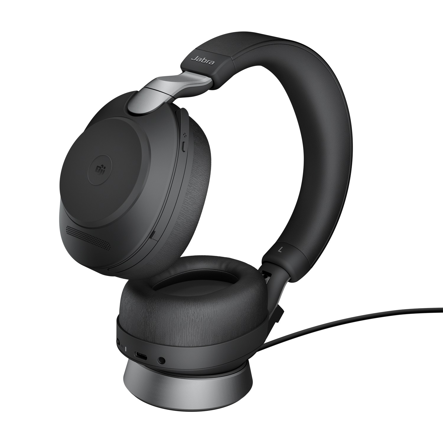 Słuchawki bezprzewodowe Jabra Evolve2 85 Stand Link380a MS Stereo Black