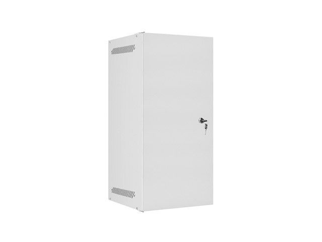 Szafa wisząca rack 10''  12U 280x310mm szara (drzwi przednie metalowe) Langberg