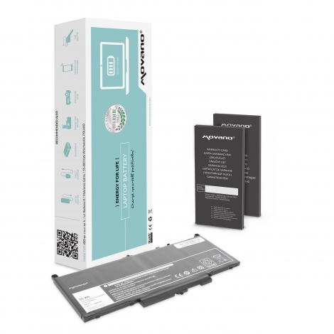 Bateria do laptopa Dell Latitude E7270; E7470  7.6 V  7200mAh