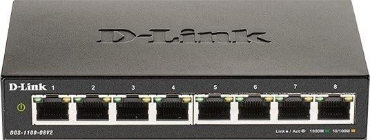 Switch D-Link DGS-1100-08V2  8x10/100/1000 MB/s Smart