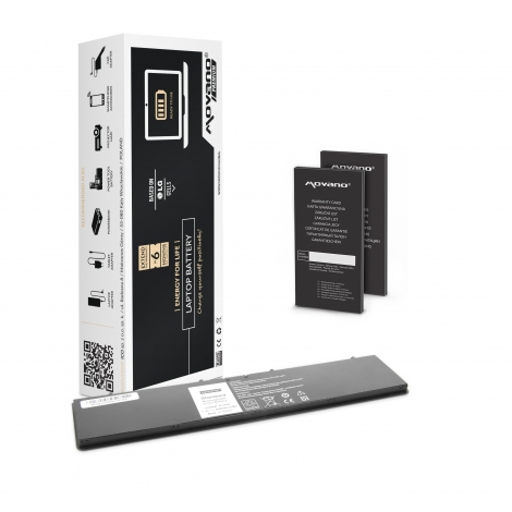 Bateria do laptopa Dell Latitude E7420; E7440; E7450  7.4 V  6300 mAh