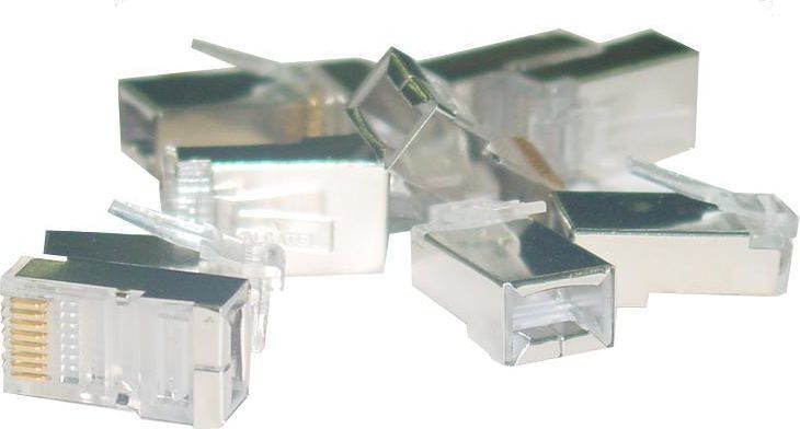 Wtyk RJ45 zaciskany kat.6 FTP 100 szt.  Assmann