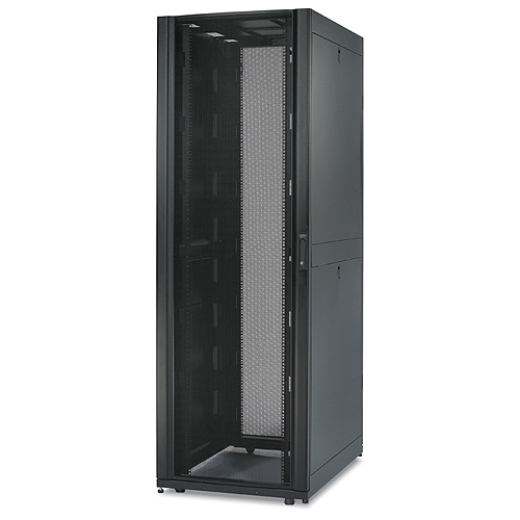 Szafa stojąca rack 19" 42U 750x1070mm czarna (drzwi przednie perforowane)  APC