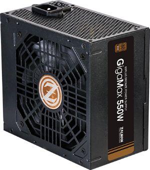 Zasilacz ATX   550W  Zalman GigaMax ZM550-GVII  80 Plus Brozne