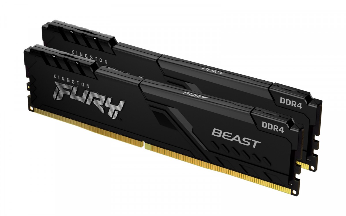 DIMM PC-3200 DDR4   32GB      Kingston KF432C16BBK2/32  Fury Beast  **2 x 16GB**